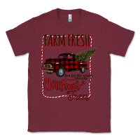 Burgundy Farm Fresh Christmas Classic Tee - Bettercallsaul
