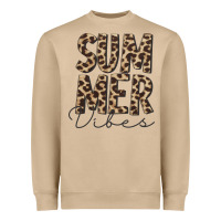 Mushroom summer vibes leopard Heavyweight Sweatshirt - CowCowDesign