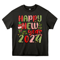 Asphalt happy new year 2024 Heavy Core Tee - MaliasSmallBusiness