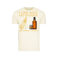 Vintage Arctic I Like Bourbon and Golf and Maybe 3 People Whiskey Vintage Tee - tuanDangUi