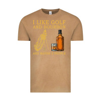 Vintage Camel I Like Bourbon and Golf and Maybe 3 People Whiskey Vintage Tee - tuanDangUi