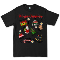 Black Merry Christmas Premium Tee - MaliasSmallBusiness