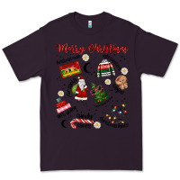 Plum Merry Christmas Premium Tee - MaliasSmallBusiness