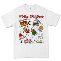White Merry Christmas Premium Tee - MaliasSmallBusiness