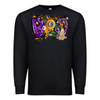 Black boo Premium Sweatshirt - CowhideDigitalArt