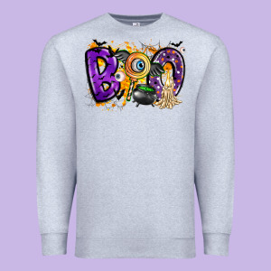 Boo Premium Sweatshirt Designed By Cowhidedigitalart