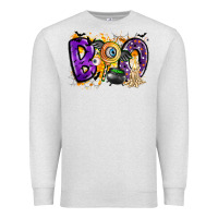 Oatmeal Heather boo Premium Sweatshirt - CowhideDigitalArt