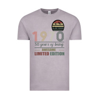 Vintage Zinc Vintage 1970 Limited Edition 50 Years Of Being Awe Vintage Tee - Bettercallsaul