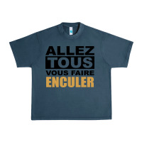Midnight Navy Allez Tous Vous Enculer Urban Heavy Tee - Bettercallsaul