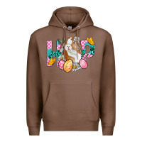 Chestnut Hop Bunny Easter Premium Hoodie - BundleAndBundleShop