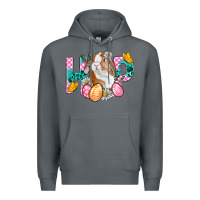 Rock Hop Bunny Easter Premium Hoodie - BundleAndBundleShop