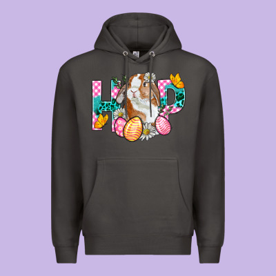 Hop Bunny Easter Premium Hoodie Designed By Bundleandbundleshop