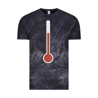 Cloud Black thermometer halloween costume temperature gauge t Vintage Tee - tuanDangUi