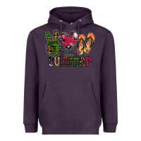 Plum peace love summer Heavyweight Hoodie - CowhideDigitalArt