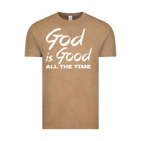 Vintage Coffee God Is Good All The Time Christian Worship Vintage Tee - tuanDangUi