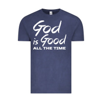 Vintage Denim God Is Good All The Time Christian Worship Vintage Tee - tuanDangUi