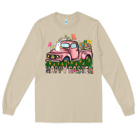 Mushroom Happy Easter Day truck Long Sleeve Tee - HowdyJamesFarm