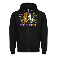 Black my first mardi gras unicorn Zipper Hoodie - FaDigitalArtStudio