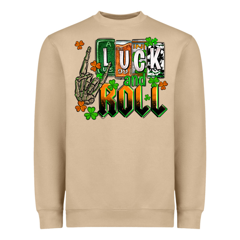St. Patrick's Luck And Roll Heavyweight Sweatshirt by OliviaCreatesArt | Teevron