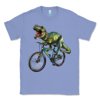 Colony Blue t rex dinosaur riding dinosaur Classic Tee - RanaPortraitStore
