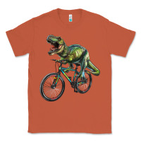 Copper t rex dinosaur riding dinosaur Classic Tee - RanaPortraitStore