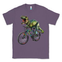 Lavender t rex dinosaur riding dinosaur Classic Tee - RanaPortraitStore