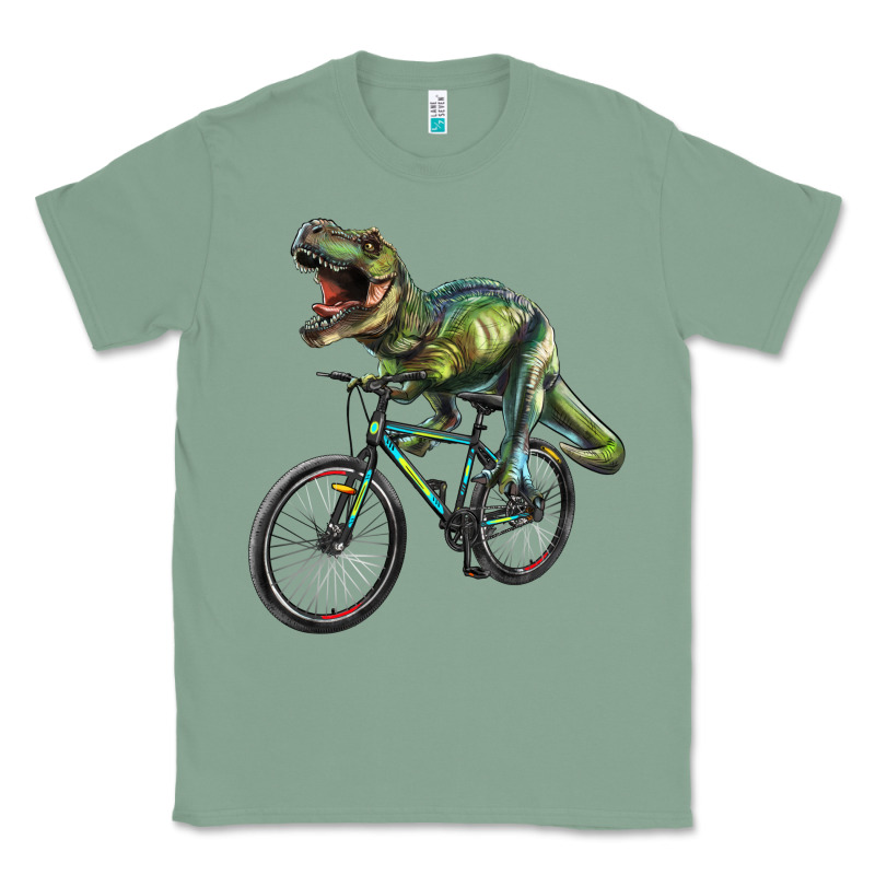 T Rex Dinosaur Riding Dinosaur Classic Tee by RanaPortraitStore | Teevron