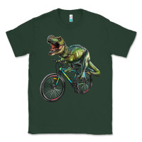 Sports Green t rex dinosaur riding dinosaur Classic Tee - RanaPortraitStore