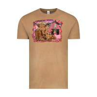 Vintage Camel valentines day mama cow and baby cows Vintage Tee - RanaPortraitStore