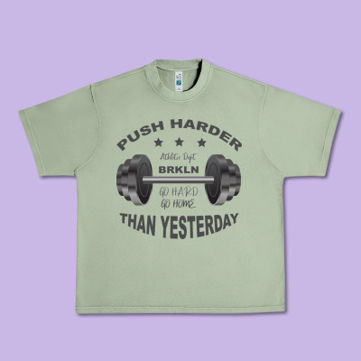 Push Harder Urban Heavy Tee Designed By Bettercallsaul