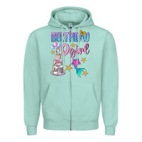 Seafoam Birthday Girl 9 Zipper Hoodie - BundleAndBundleShop
