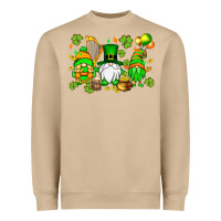 Mushroom St. Patrick's Day gnomes Heavyweight Sweatshirt - OliviaCreatesArt