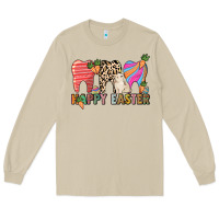 Mushroom Happy Easter Dental Long Sleeve Tee - HowdyJamesFarm