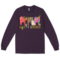 Plum Happy Easter Dental Long Sleeve Tee - HowdyJamesFarm