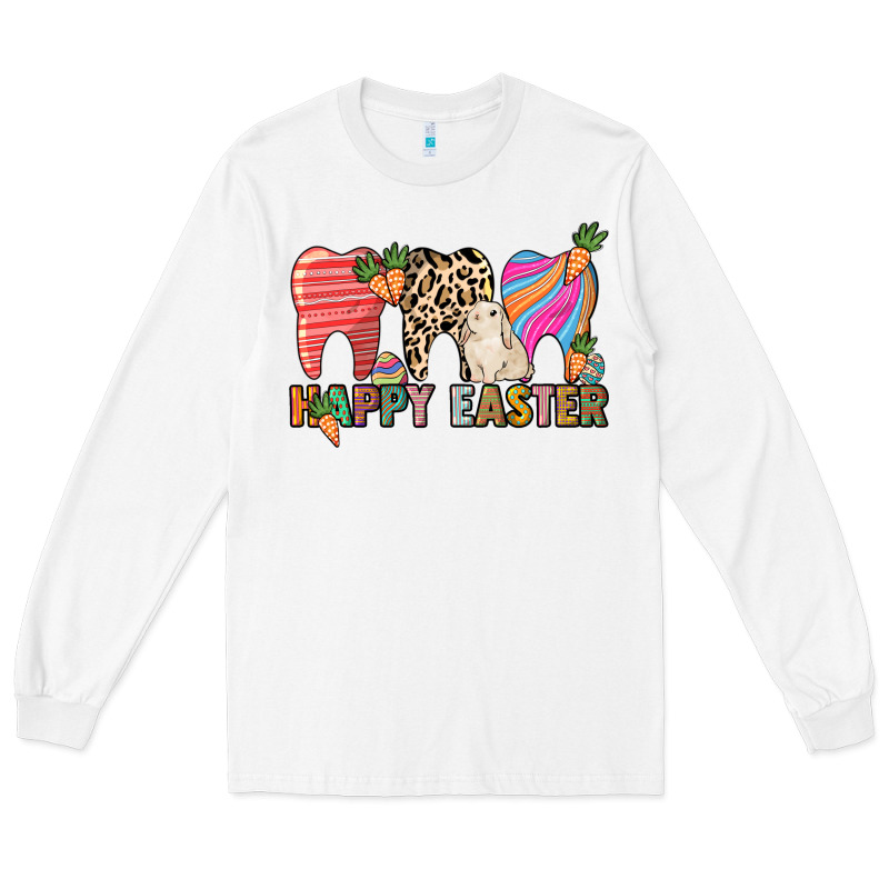 Happy Easter Dental Long Sleeve Tee by HowdyJamesFarm | Teevron