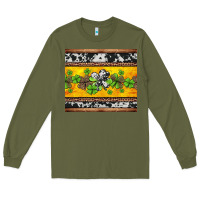 Army Green st Patricks day western shamrock Long Sleeve Tee - Jasminsmagicworld