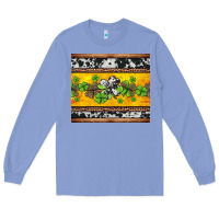 Colony Blue st Patricks day western shamrock Long Sleeve Tee - Jasminsmagicworld