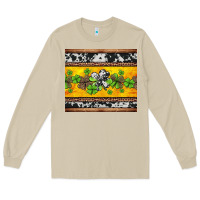 Mushroom st Patricks day western shamrock Long Sleeve Tee - Jasminsmagicworld