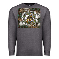 Charcoal Heather natures circle of life Premium Sweatshirt - CowhideDigitalArt
