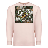 Pale Pink natures circle of life Premium Sweatshirt - CowhideDigitalArt