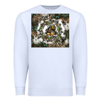 White natures circle of life Premium Sweatshirt - CowhideDigitalArt