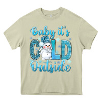 Mossy baby its cold outside Heavy Core Tee - NancyCooperArtShop