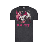 Vintage Black monster hunter rise sunbreak malzeno kanji Vintage Tee - tuanDangUi