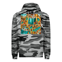 Slate Camo american football coffee cups with butterfly and leopard seamless patt Premium Hoodie - BundleAndBundleShop