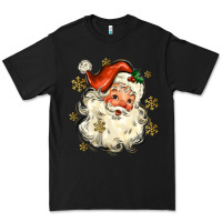 Black Christmas Santa Premium Tee - MaliasSmallBusiness