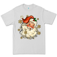 Dove Grey Christmas Santa Premium Tee - MaliasSmallBusiness