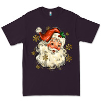 Plum Christmas Santa Premium Tee - MaliasSmallBusiness