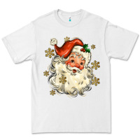 White Christmas Santa Premium Tee - MaliasSmallBusiness
