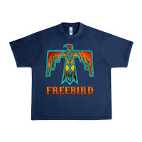 Navy thunderbird freebird Urban Heavy Tee - JahusDesignShop