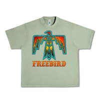 Oil Green thunderbird freebird Urban Heavy Tee - JahusDesignShop
